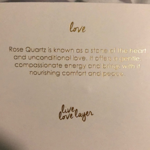 🌹Rose quartz super cute necklace🌹 - Picture 4 of 4